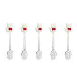 Mini Colher para Brigadeiro com Enfeite Gatinho com Laço 30 unidades - Festabox