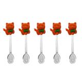Mini Colher para Brigadeiro com Enfeite Gatinho de Gravata 30 unidades - Festabox