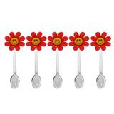 Mini Colher para Brigadeiro com Enfeite Girassol 30 unidades - Festabox
