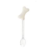 Mini Colher para Brigadeiro com Enfeite Osso Branco 30 unidades - Festabox