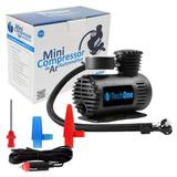Mini Compressor de Ar Automotivo Portátil 12V Tech One 300 Psi com 3 Adaptadores