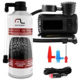 Mini Compressor De Ar + Reparador Instantâneo Pneu Carro Moto Bicicleta - Prime