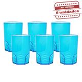 Mini Copo Shot Durável Azul Tiffany 60ml 6 unidades Bezavel - Festabox