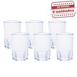 Mini Copo Shot Durável Cristal Neon 60ml 6 unidades Bezavel - Festabox