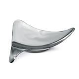 Mini Cumbuca Triangular Prata Descartável de Luxo 24 unidades Silverplastic - Festa box