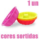 Mini Forma de Silicone para Pudim Vendida em Cores Sortidas 1 Unidade mandiali
