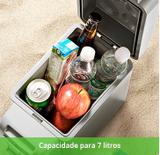Mini Geladeira Cooler Multilaser Automotivo 7 litros 12V