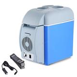 Mini geladeira grande 7,5 litros 2 em 1 frigerador aquecedor frigobar portatil para carro e barco pr - Makeda