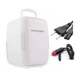 Mini Geladeira Portátil 6l 12v 110v Carro Casa + Cabo 110v - Multilaser