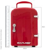 Mini geladeira retrô trivolt 12v/110v/ 220v Multilaser