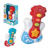 Mini Guitarra Musical Para Bebê - Estimula O Desenvolvimento - ART BRINK