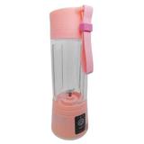 Mini Liquidificador Portatil Com Bateria Recarregavel Rosa - Hypem