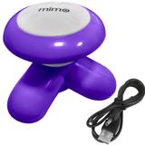 Mini Massageador Mimo Massager XY3199 Portátil USB Pilha Roxo