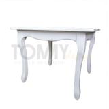 Mini Mesa Medalhão Lisa - Branco Provençal - Tommy Design