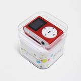 Mini Mp3 Player c/ Fone de Ouvido Vermelho - Zgp