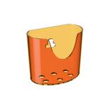 Mini Organizador Glass 10,4 x 5,6 x 9 cm Tangerina - Coza - Brinox