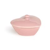 Mini Panela Cerâmica Coração Brigadeiro 4 Unid. Rosa - Cromus