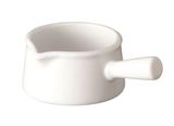 Mini Panela Porcelana 100 ml Branca Couvert Schmidt - SCH 372