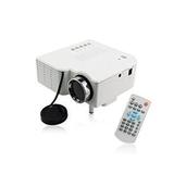 Mini Projetor De Led Portatil Data Show Hdmi Filmes Usb Uc28 - Branco - China