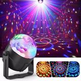 Mini Rgb Bola Maluca Led Party Color Disco Club Balada Dj - Rpc