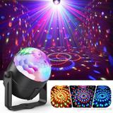 Mini Rgb Bola Maluca Led Party Color Disco Club Balada Dj