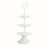 Mini Suporte P/Doces 3 Andares 28Cm Branco - Cromus
