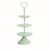 Mini Suporte P/Doces 3 Andares 28Cm Verde - Cromus