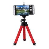 Mini Tripé Flexivel para Celular 16cm - VERMELHO - Greika