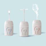 MINI UMIDIFICADOR E AROMATERAPIA DE AR USB COM LED/ABAJUR 4 EM 1 branco - Exbom