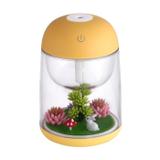 Mini Umidificador e Purificador De Ar Usb Com Iluminação Led - Micro landescape humidifier