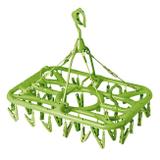 Mini Varal Multiuso com 36 Prendedores - Verde - Impallets