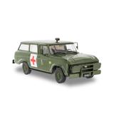 Miniatura Chevrolet-veraneio Ambulância Do Exército Ed.504 - Ixo