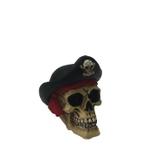 Miniatura Crânio Caveira Decorativa Resina Mini Pirata - Maisaz