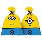 Minions 2018 Sacola Plástica Surpresa c/8 - Festcolor