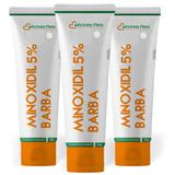 Minoxidil 5 Creme para Progressão da Barba 60g (3Und) - Extrato flora