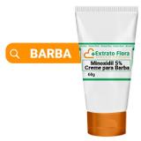 Minoxidil 5 Creme para Progressão da Barba 60g - Extrato flora