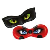 Miraculous Ladybug/Catnoir Máscara c/6 - Regina
