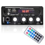 Mixer Automotivo Boog Estéreo Entrada Usb P2 P/ Microfone*