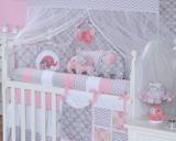 Móbile Elefantinhos Rosa - I9 baby