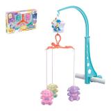Mobile Musical De Berco Baby Elefantinho A Corda Sem Pilhas E Bateria - Zein