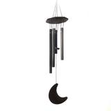 Mobile Sino dos Ventos Mensageiro Alumínio/Metal Lua M - Mandala de luz
