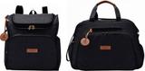 Mochila + Bolsa Grande Maternidade Pirulitando Pratica Preto