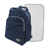 Mochila Bolsa Maternidade Trocador Bebê Impermeável Azul - Braslu