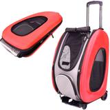 Mochila carrinho de transporte passeio caes pet dog bag - GT400 - Lorben