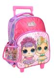 Mochila LOL com Rodas Pink