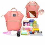 Mochila Mãe Bebê Maternidade Bolsos Frente e Trás Primeira Qualidade - Bny