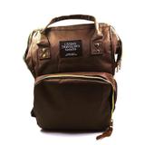 Mochila Mala Bolsa Maternidade Multiuso Multifuncional Mamadeira Marrom - Tht