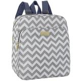 Mochila Maternidade Azul Marinho Chevron Plike Baby