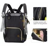 Mochila Maternidade Baby Importada Impermeavel Acessorios Mamãe Bebê Criança Celular - Cybee