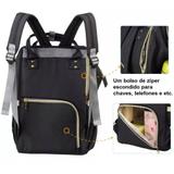 Mochila Maternidade Impermeável Vários Compartimentos 1Linha - Bny